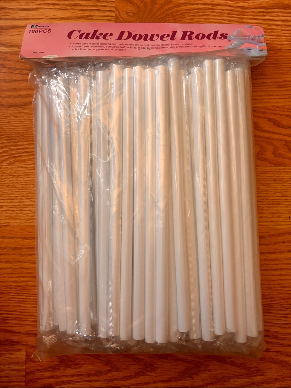 Cake Dowell Rods White Cake Support Dowels - 100 Piece